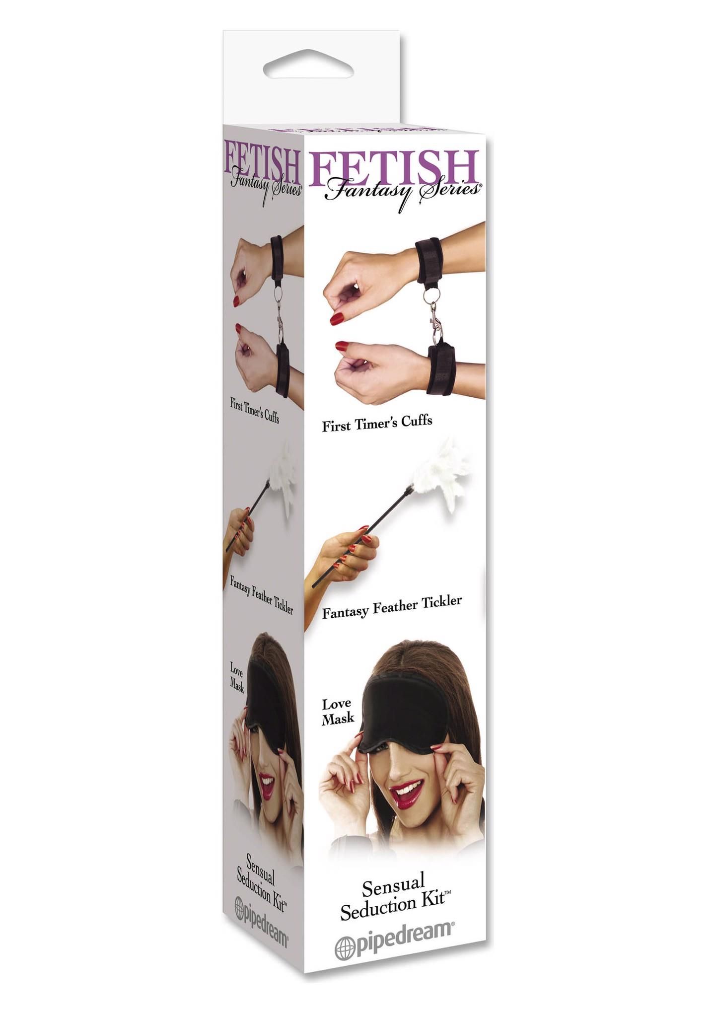 Набір BDSM Pipedream Fetish Fantasy Series Sensual Seduction Kit, 3 предмети (чорний)