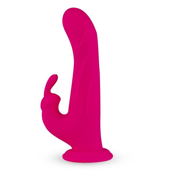 Вибратор-кролик FeelzToys Whirl-Pulse, 20 см (розовый)