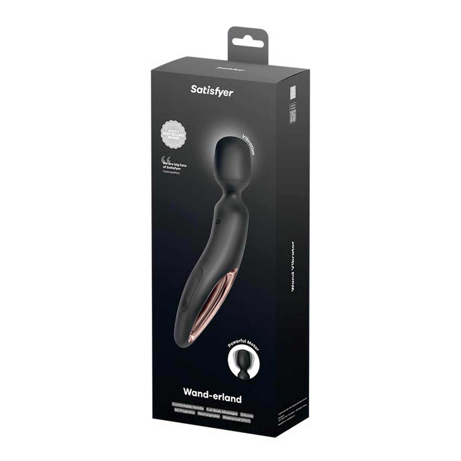 Wibromasażer Satisfyer Wand-erland, 30 cm (czarny)