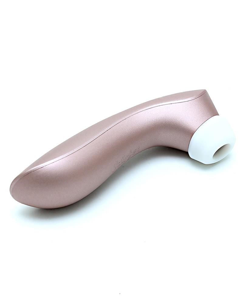 Вакуумный стимулятор клитора с вибрацией Satisfyer Pro 2+ (золотой)