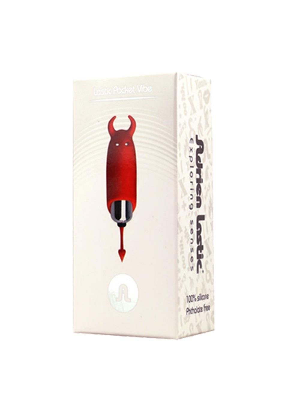 Вибратор для клитора Adrien Lastic Pocket Devol, 8 см (красный)