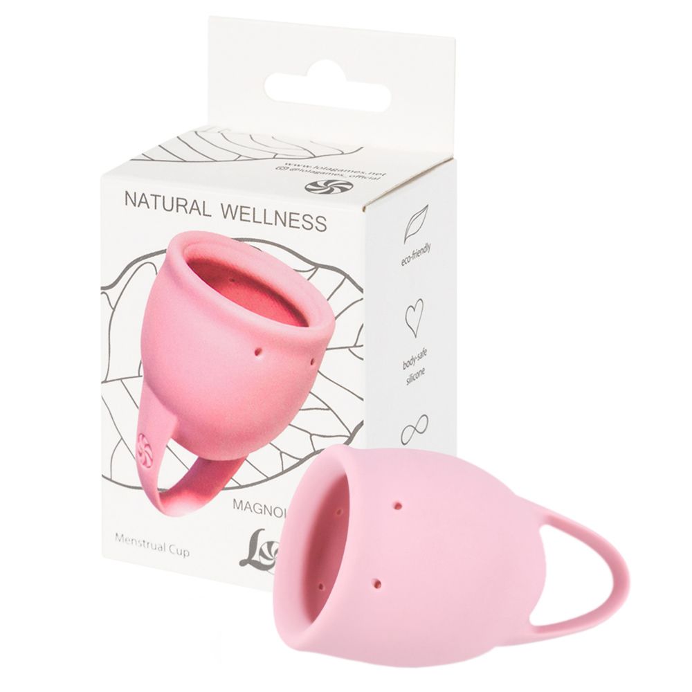Менструальная чаша Lola Games Natural Wellness, 20 мл (розовый)