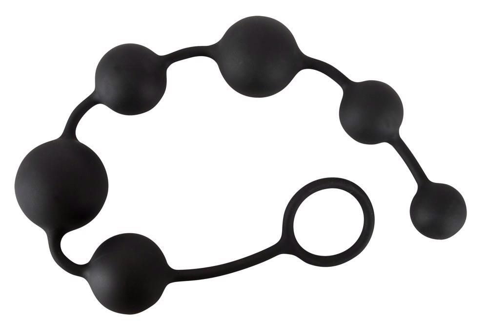 Анальні намиста Black Velvets Anal Beads, 40 cm (чорний)