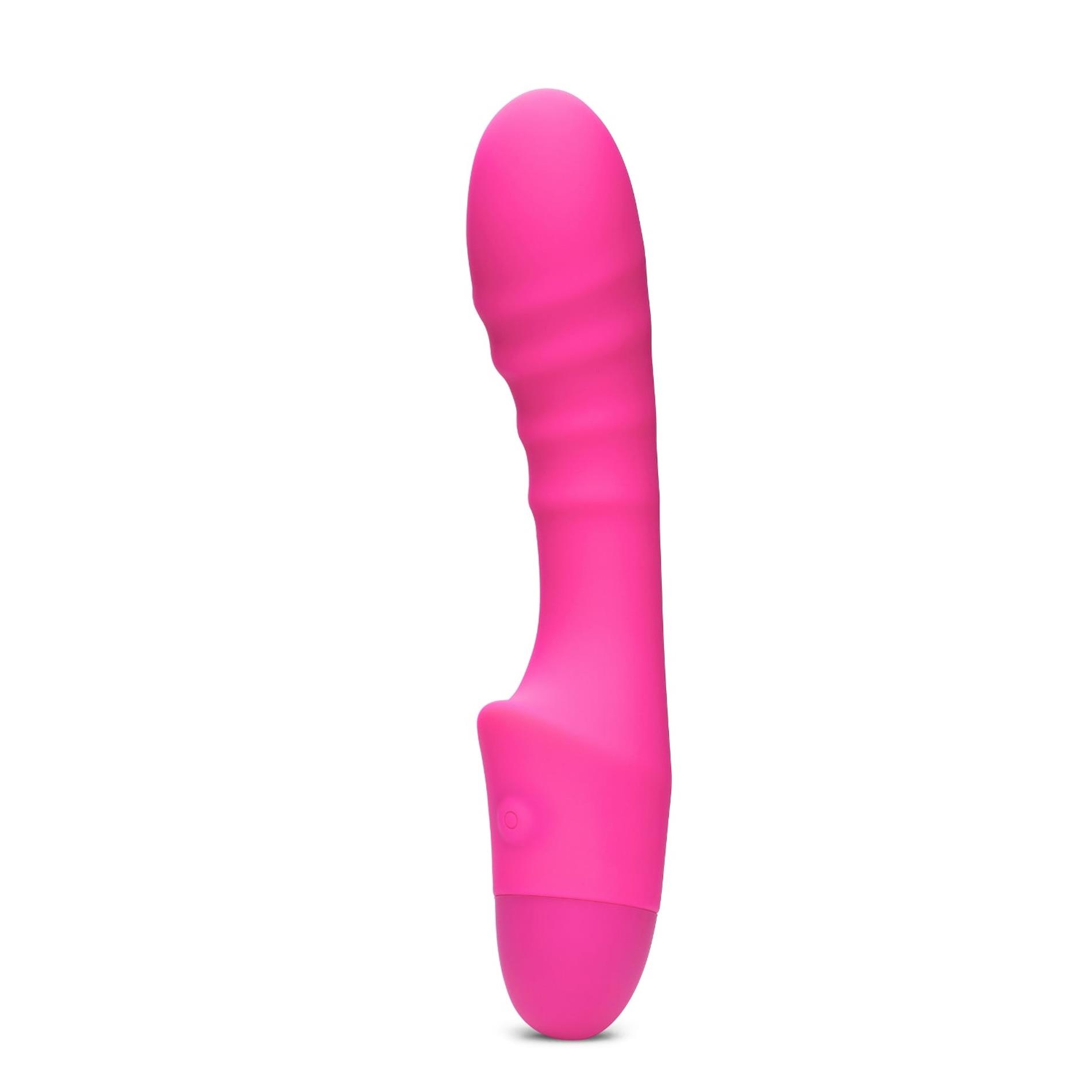 Вибратор So Divine Pash Ribbed G-spot, 17.7 см (розовый)