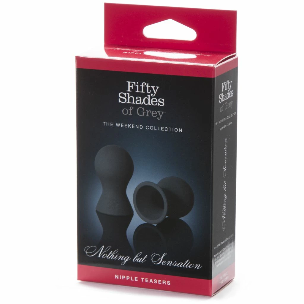Помпа для сосков Fifty Shades of Grey Nothing but Sensation, 5,1 см (серый)