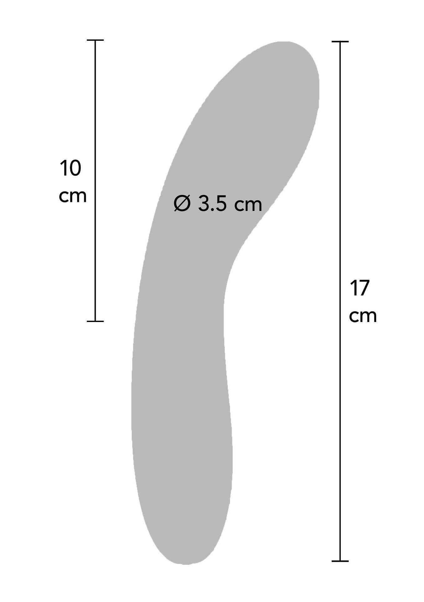 Wibrator ToyJoy Luminate, 17 cm (czarny)