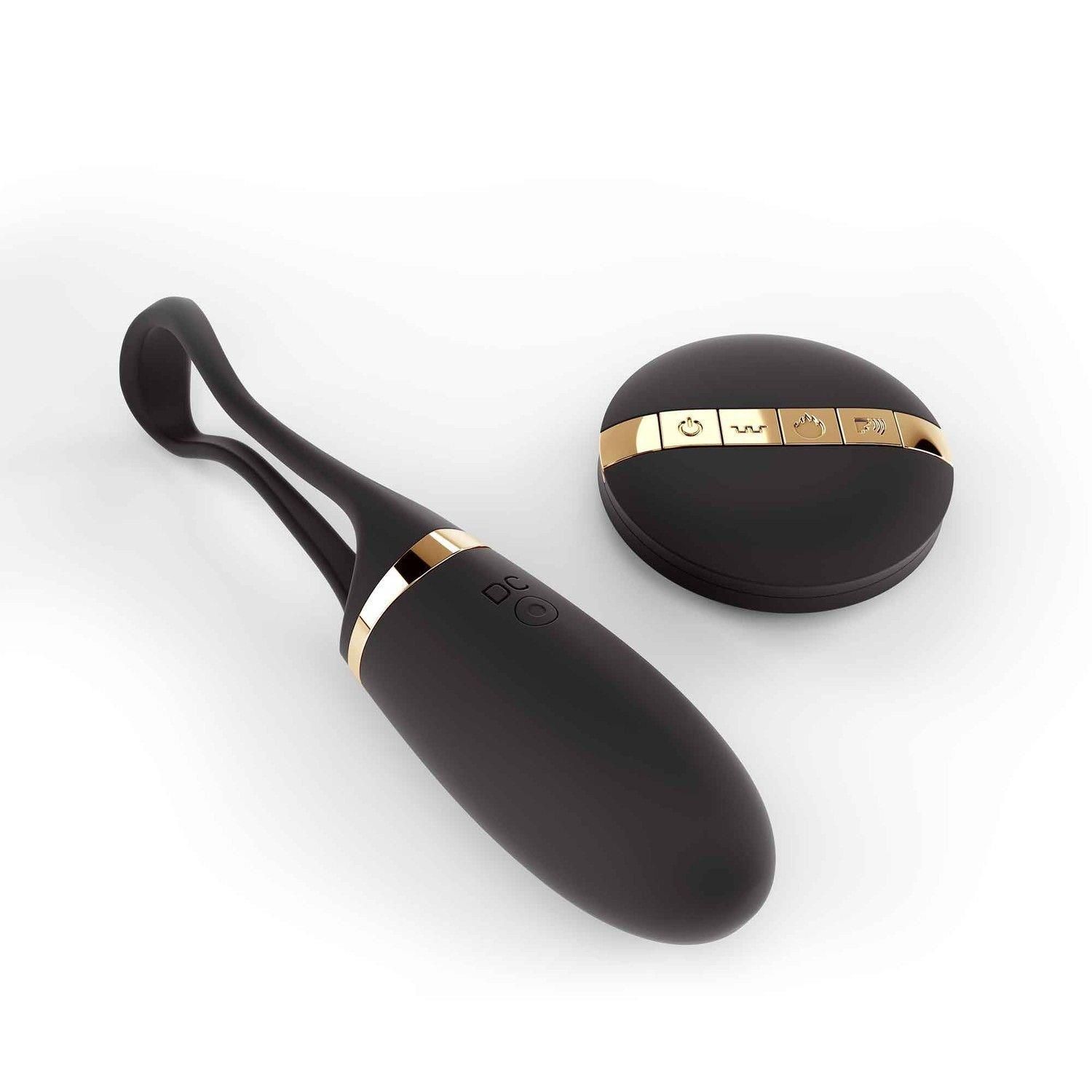 Виброяйцо Dorcel Secret Delight Gold, 12,5 см (чёрный)