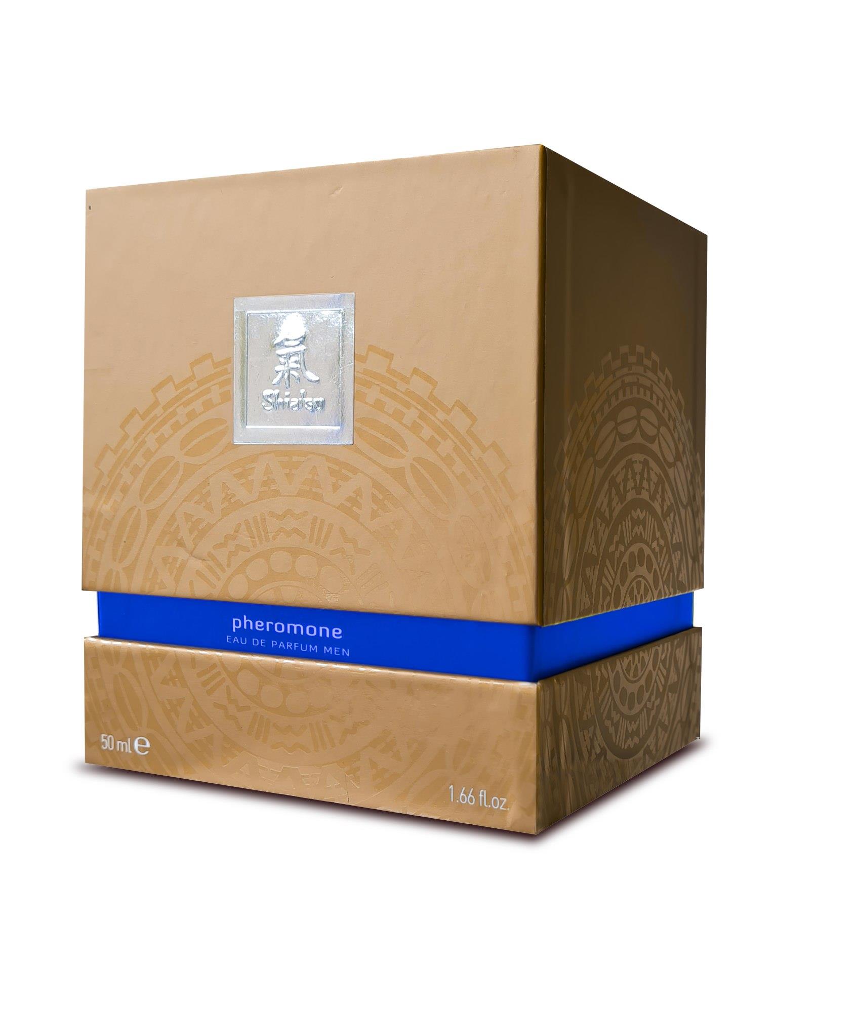 Духи з феромонами для чоловіків Hot Shiatsu Pheromon Fragrance Man Darkblue, 50 мл
