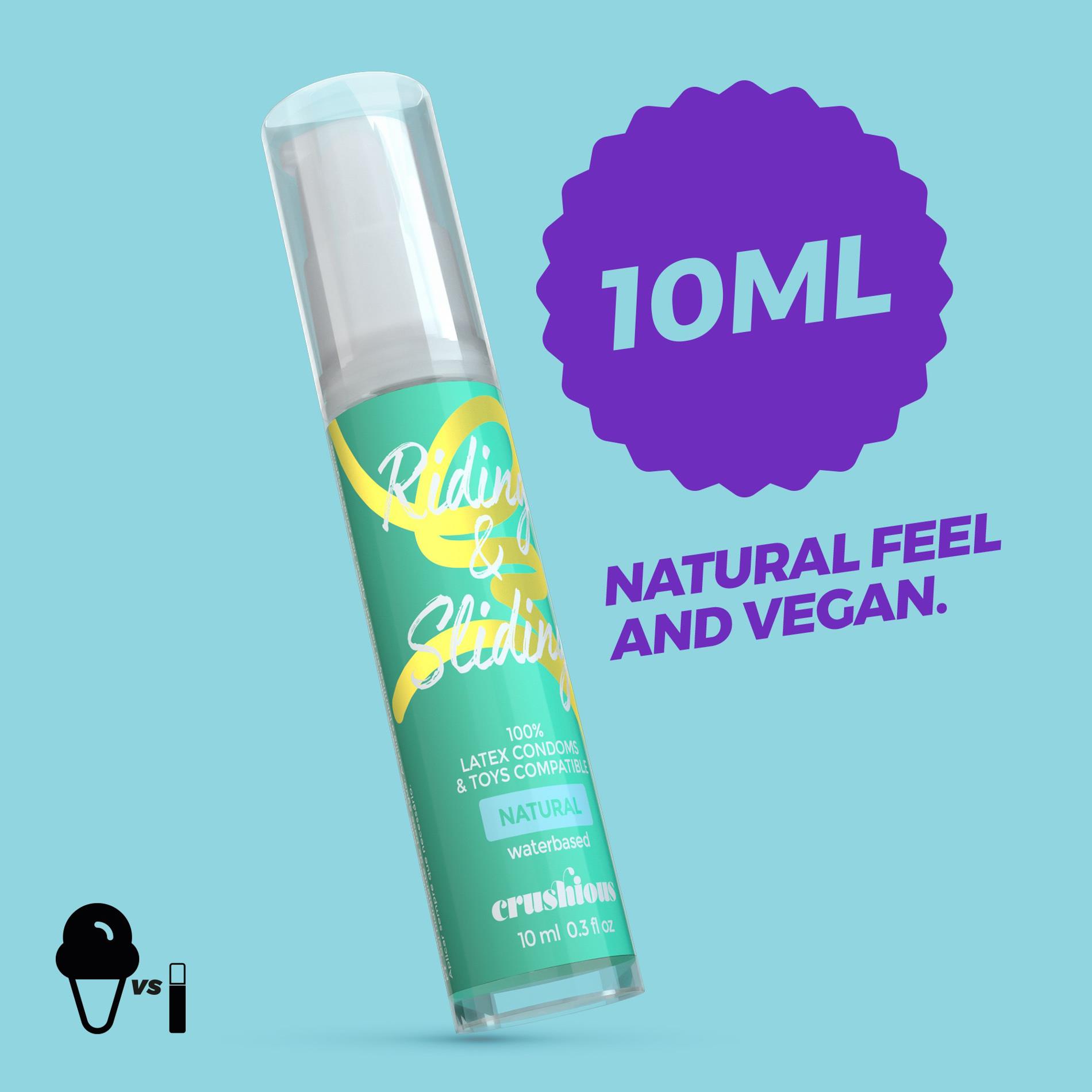 Lubrykant Crushious Riding & Sliding Natural, 10 ml