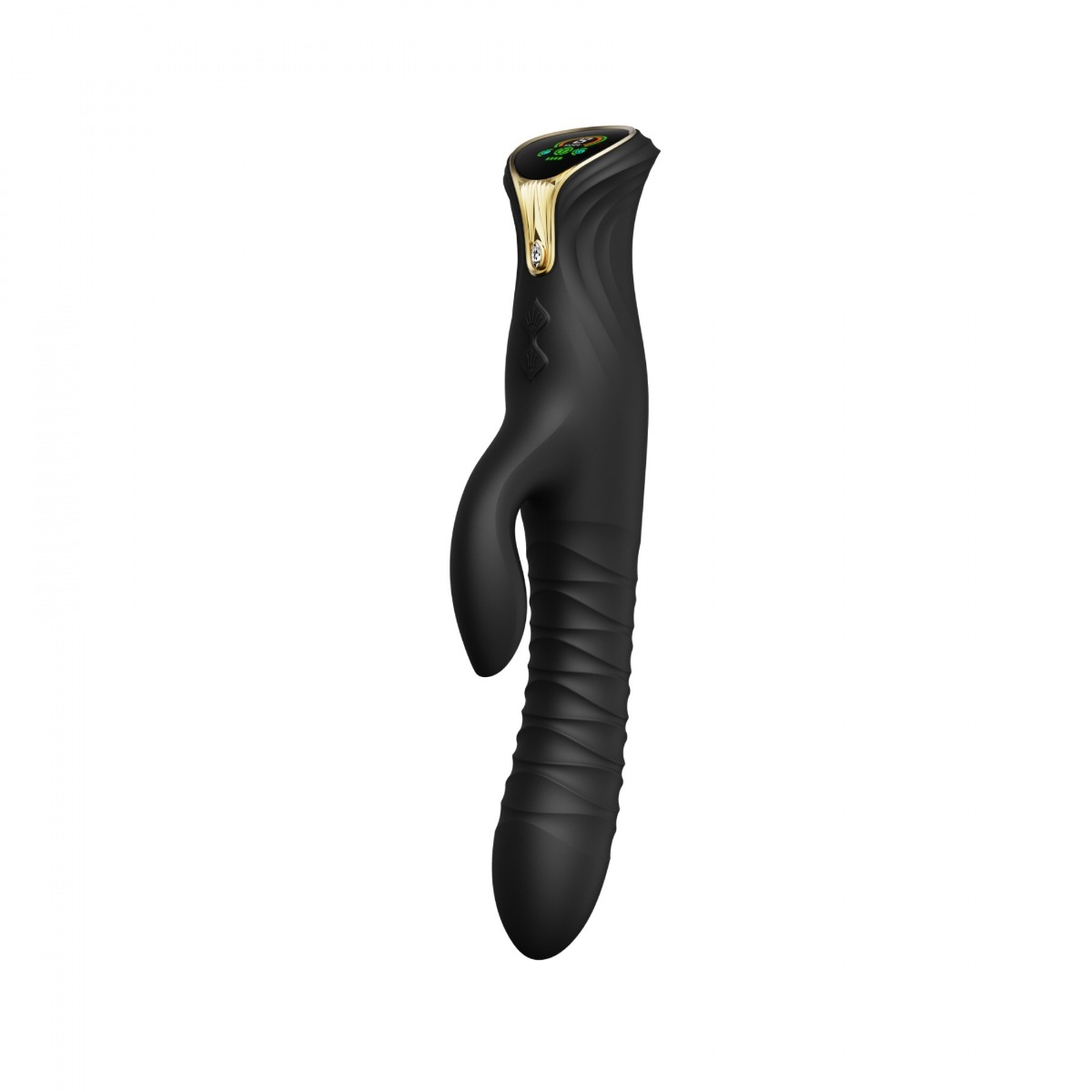 Вибратор-кролик Zalo Mose Rabbit Thruster, 25,7 см (черный)