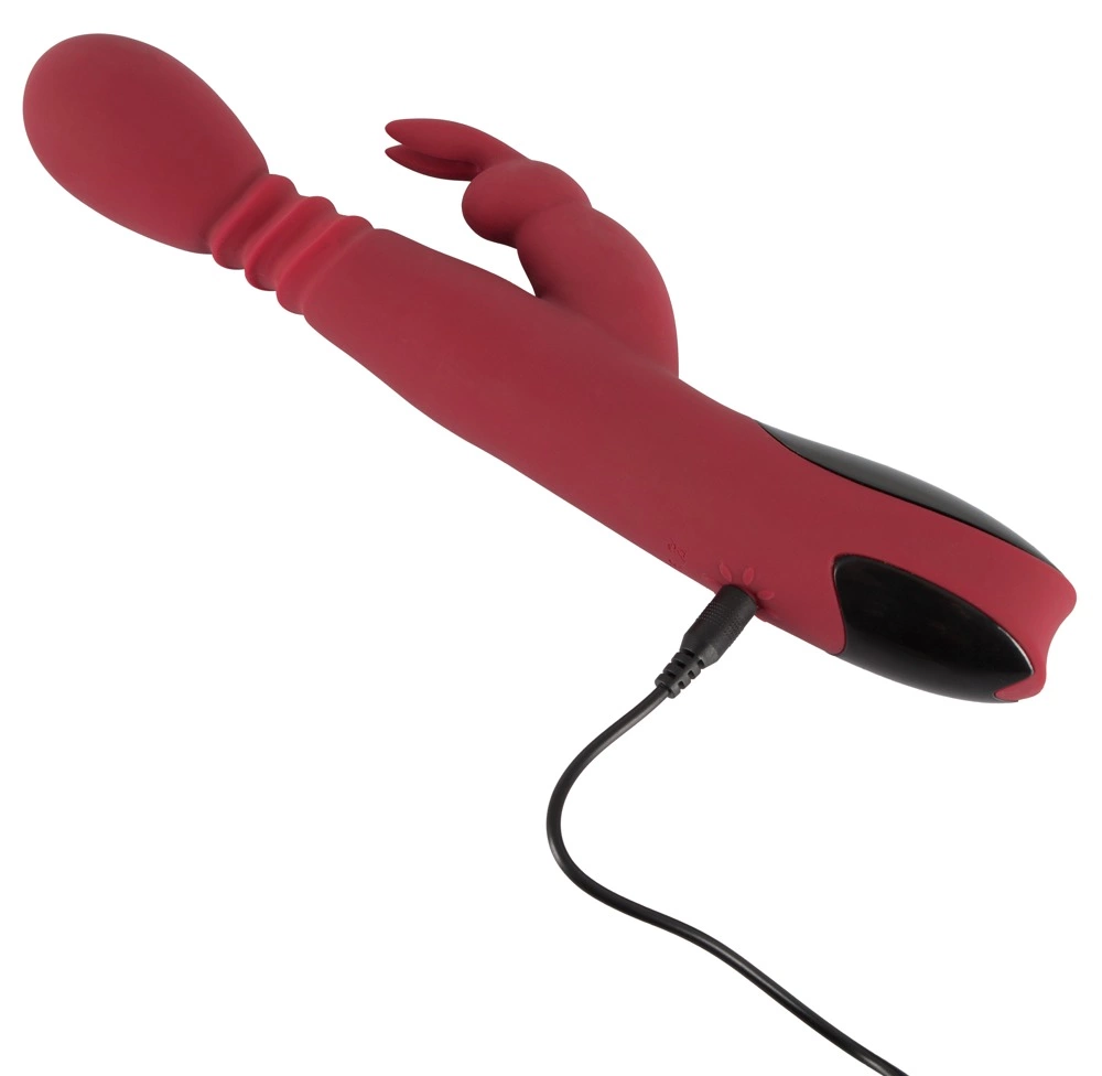 Вибратор-кролик Rechargeable Massager For Her Rabbit Vibrator, 26.5 см (красный)