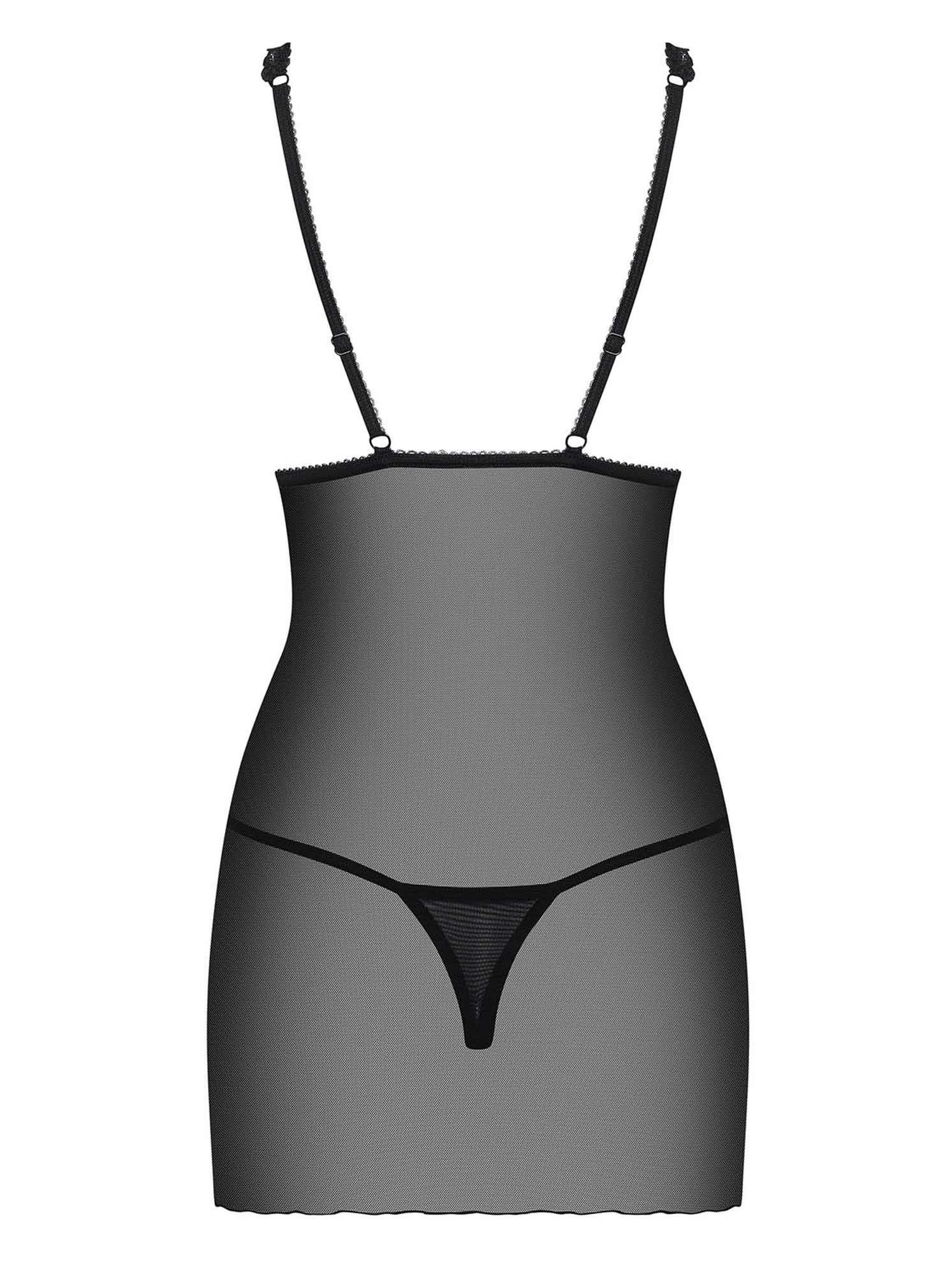 Сексуальный комплект Obsessive Lucita, L/XL (черный)