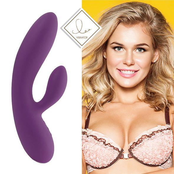 Вибратор-кролик FeelzToys Lea, 20,2 см (фиолетовый)