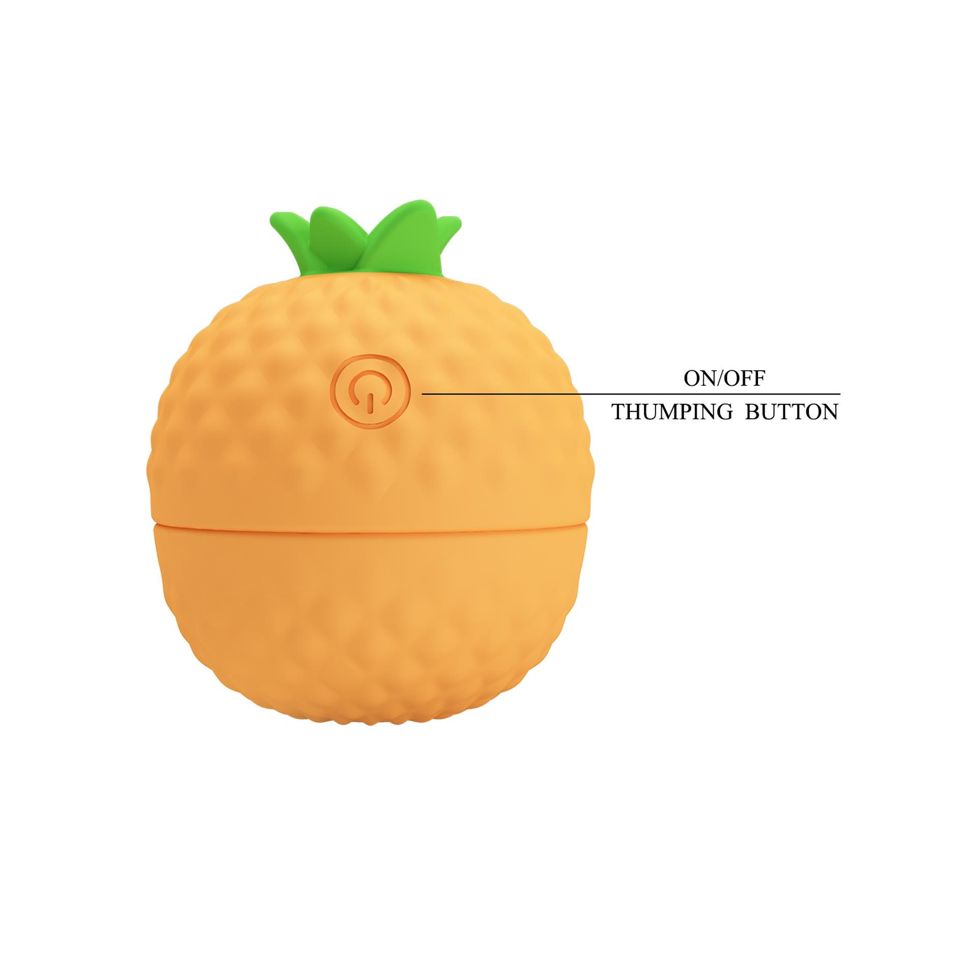 Stymulator łechtaczki Pretty Love Pineapple Secret (pomarańczowy)