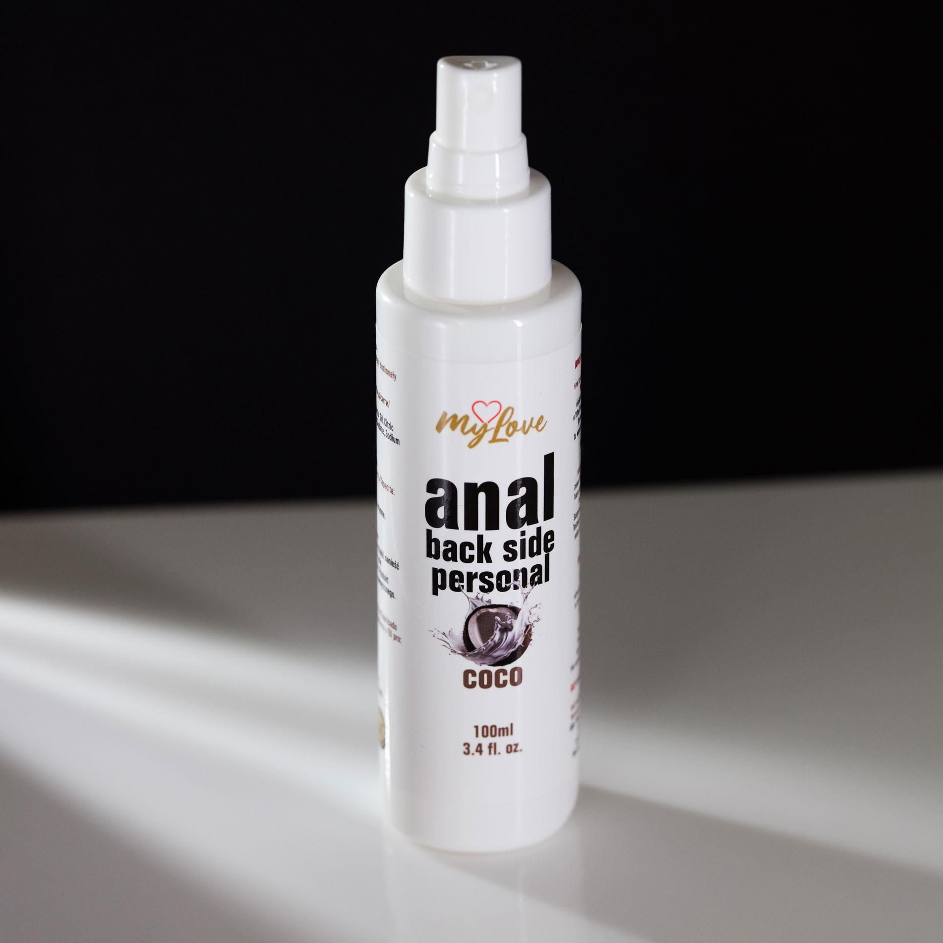 Lubrykant analny MyLove Anal Back Side Personal Coco, 100 ml