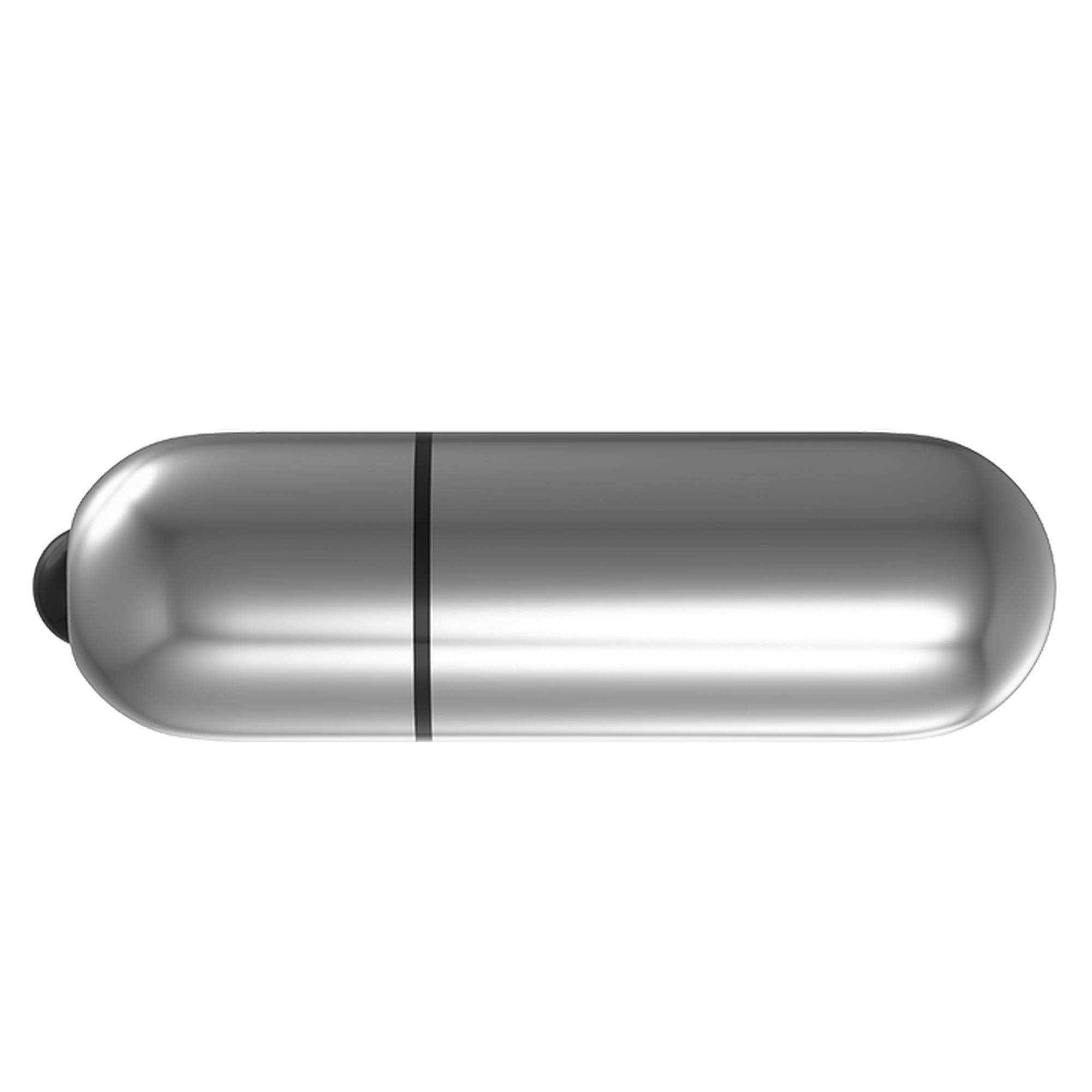 Мини-вибратор Baile Mini Vibe, 6.2 см (серебристый)