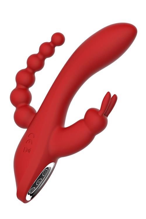 Вибратор-кролик Dream Toys Hera, 21 см (красный)