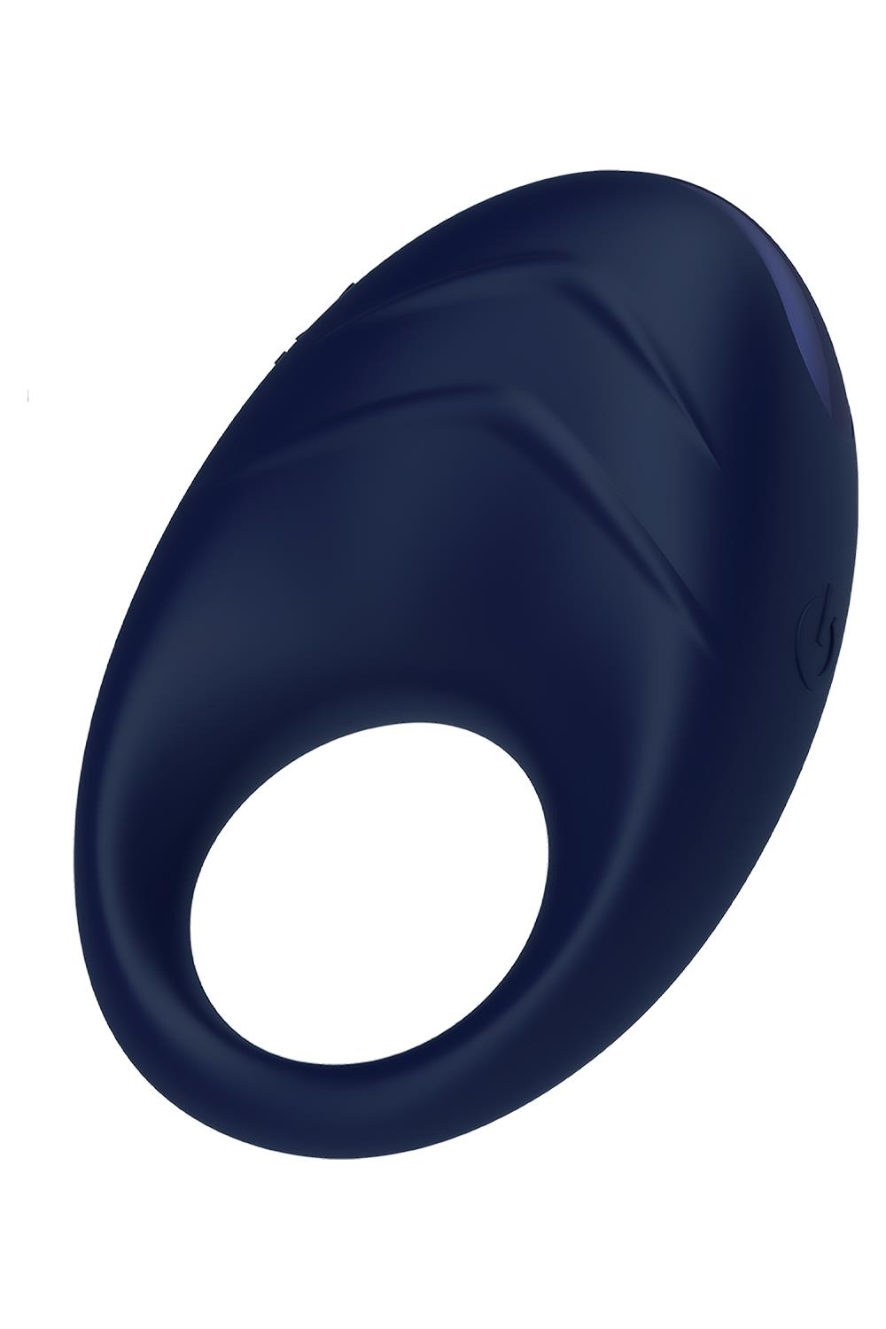 Виброкольцо Glam Vibrating Cockring, 7 см (синий)
