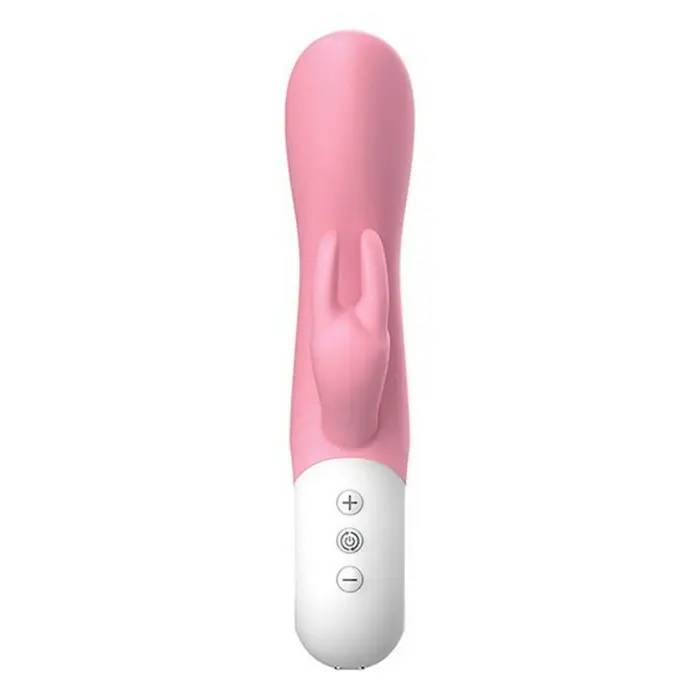 Вибратор-кролик Liebe Pleasure Toys Mighty Rechargeable Rabbit, 21.5 см (светло-розовый)