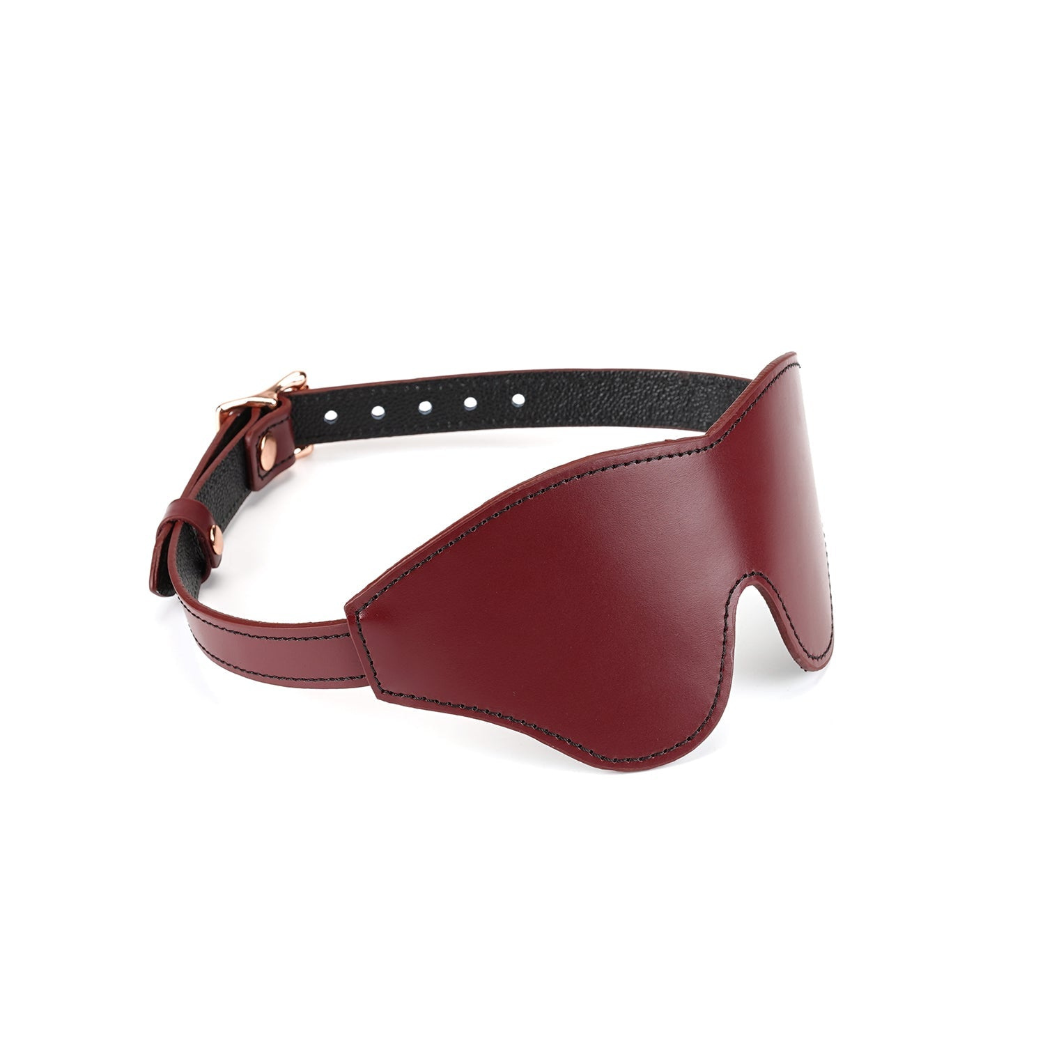 Маска на глаза Liebe Seele Wine Red Leather Blindfold (бордовый)