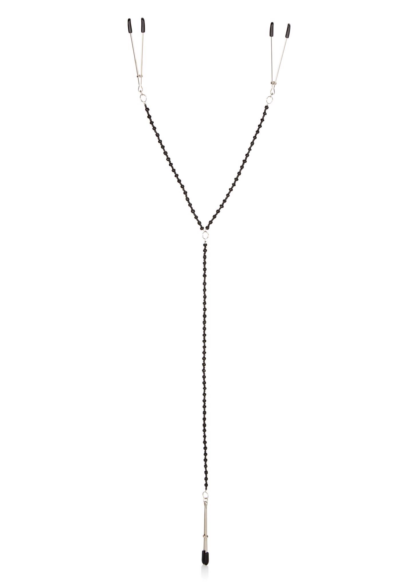 Затискачі для сосків та клітора Calexotics Tweezer Intimate Clamps (чорний)