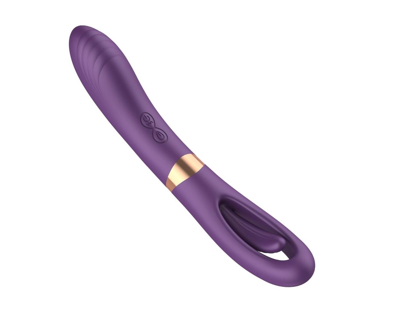 Вибратор B - Series Cute Flicking, 27 см (фиолетовый)