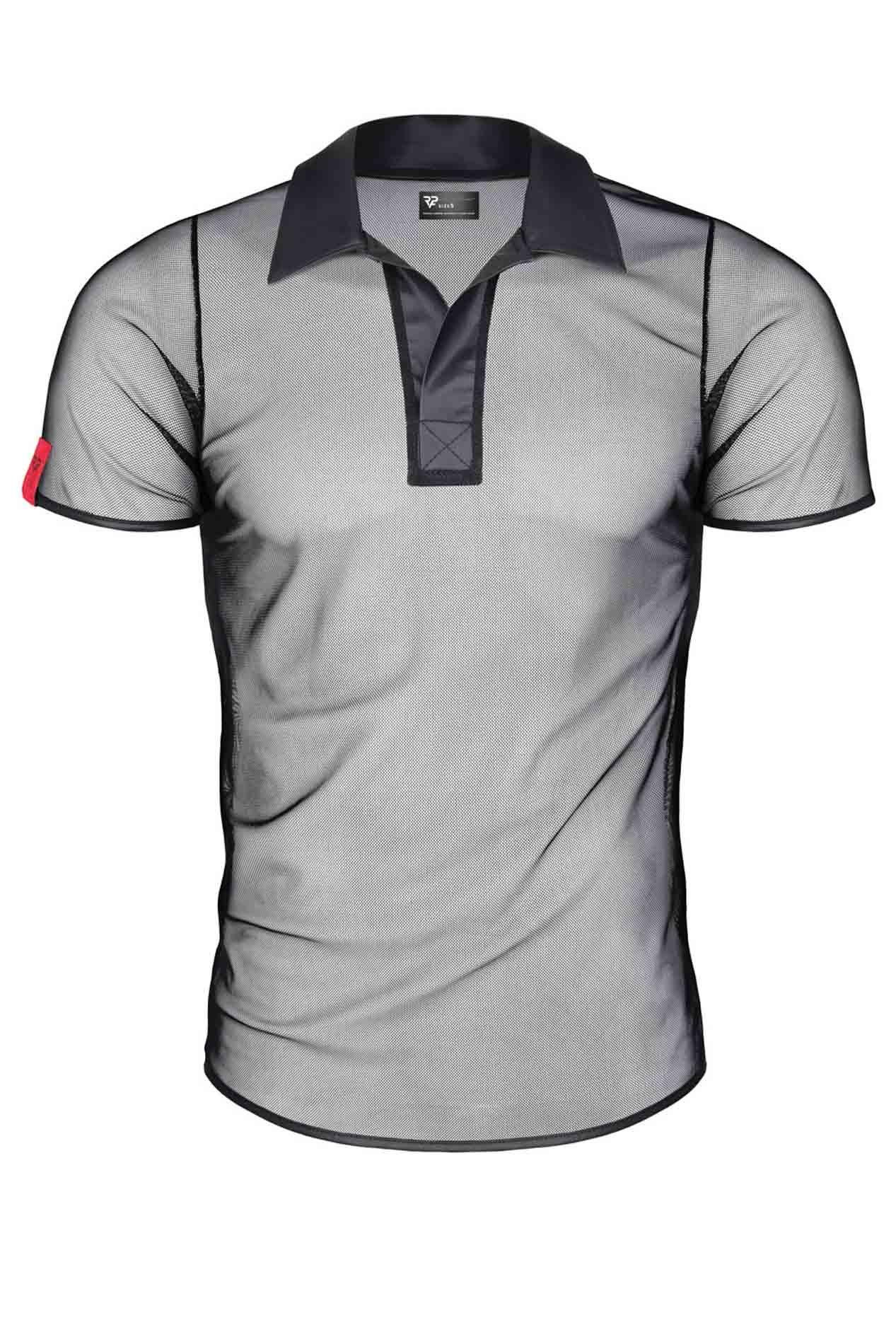 Koszulka polo Regnes Fetish Planet RMRoberto001, L (czarny)