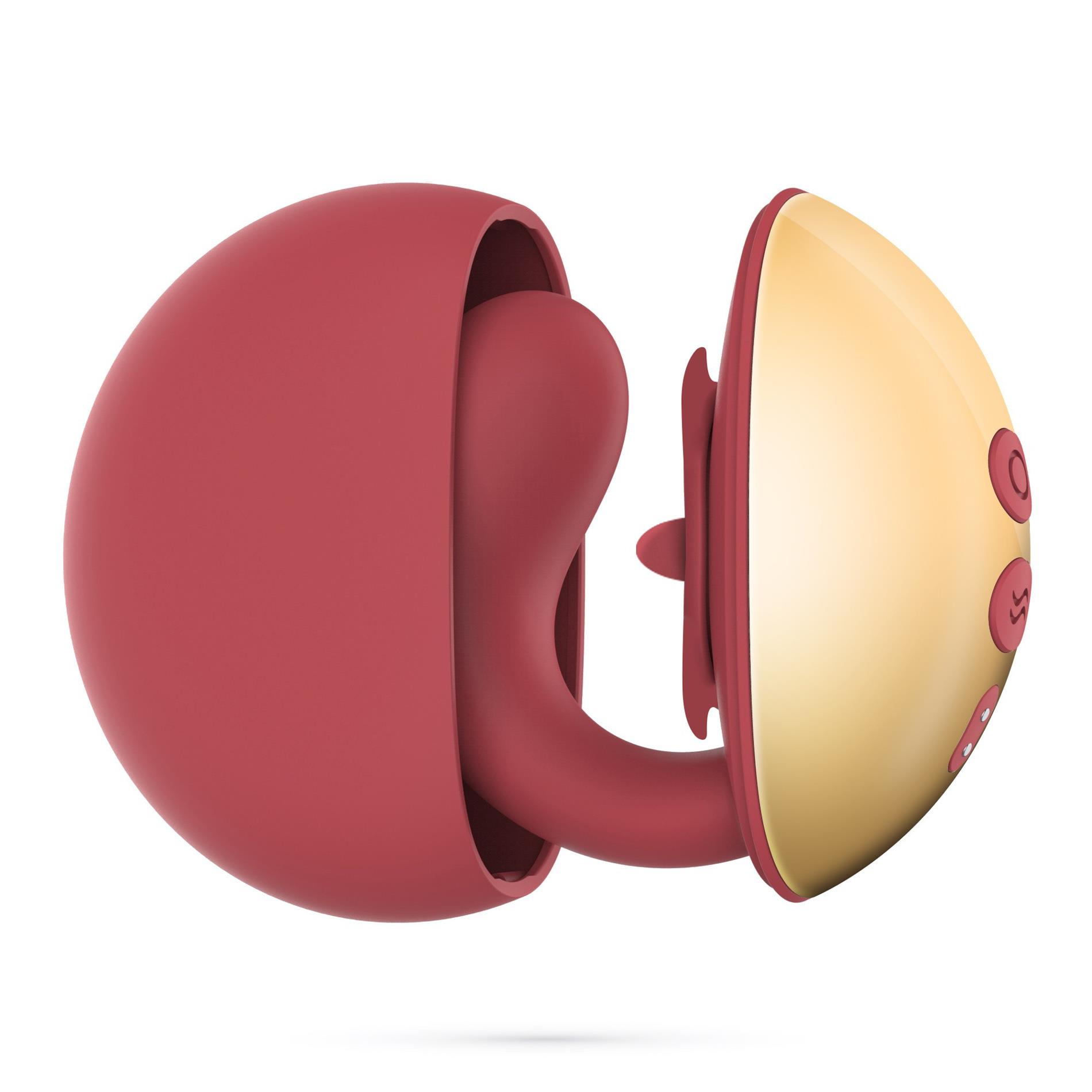 Vibrator Crushious Arcane, 10 cm (czerwony)