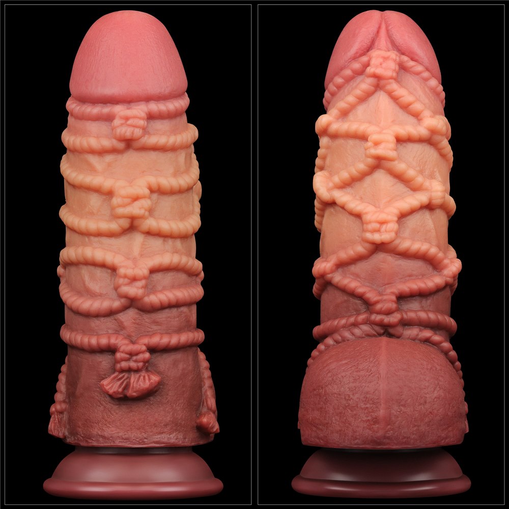 Фаллоимитатор Dual-Layered Silicone Nature Cock 9.5'', 24.5 см (коричневый)