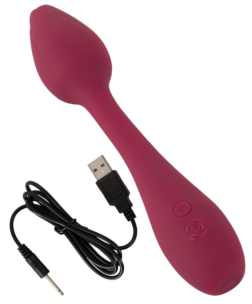 Вибратор Rosenrot Bendable G-Spot, 20 см (красный)