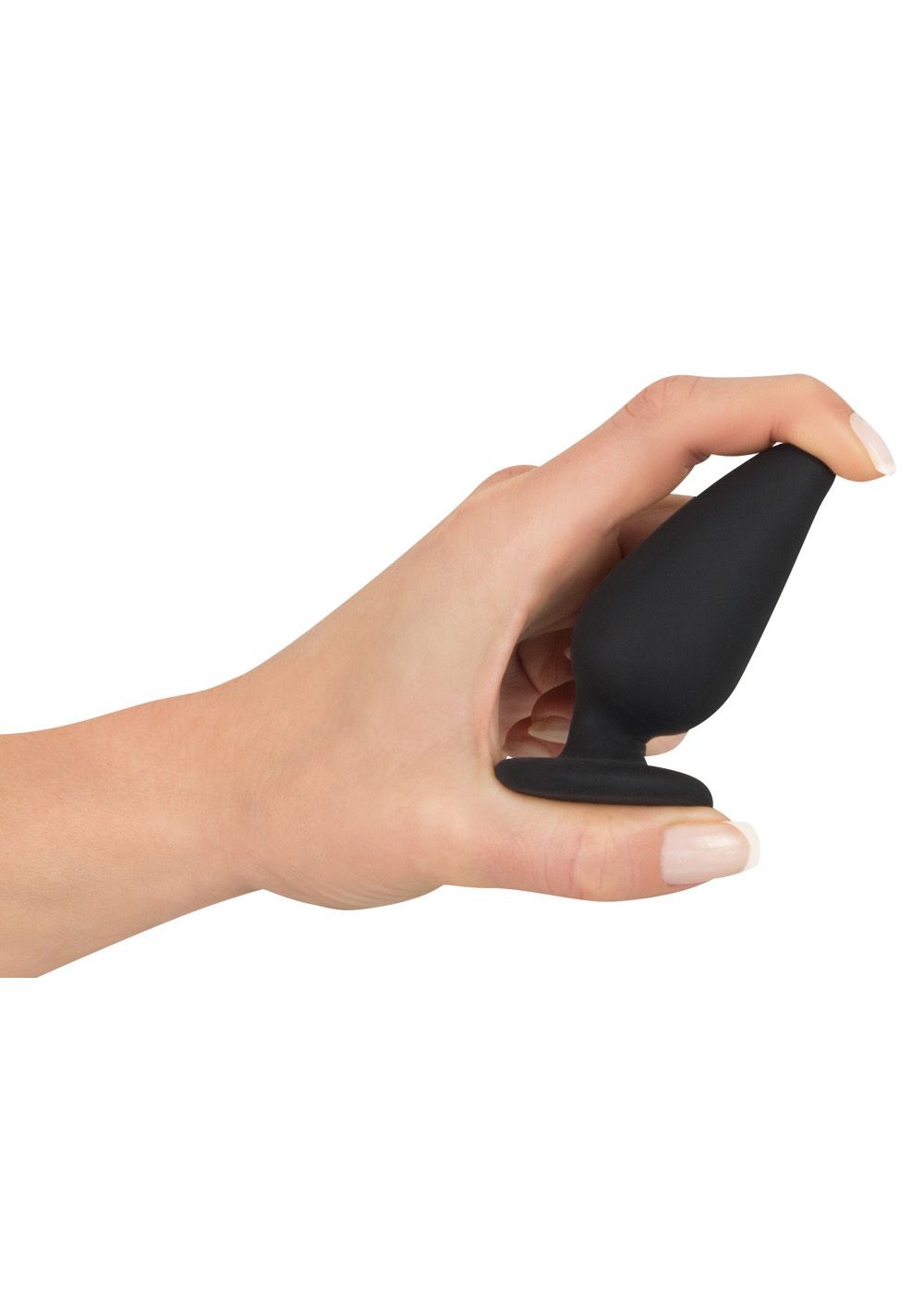 Korek analny Orion Black Velvets Heavy Plug Medium, 8,9 cm (czarny)