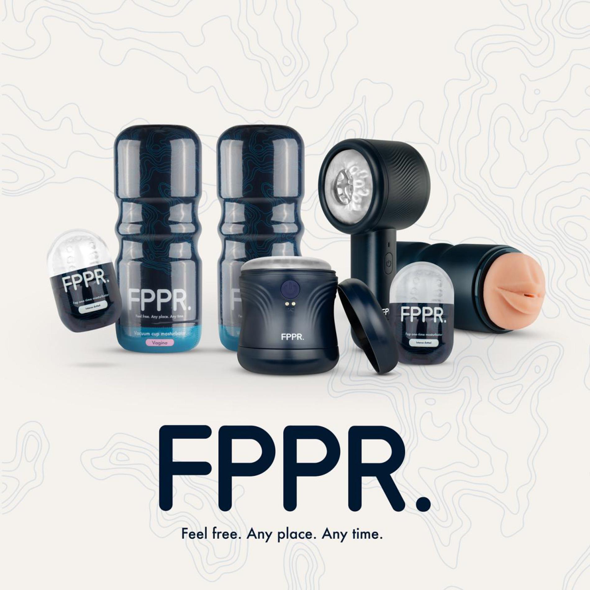 Мастурбатор Fppr. 2 Sided Vibrating (синий)