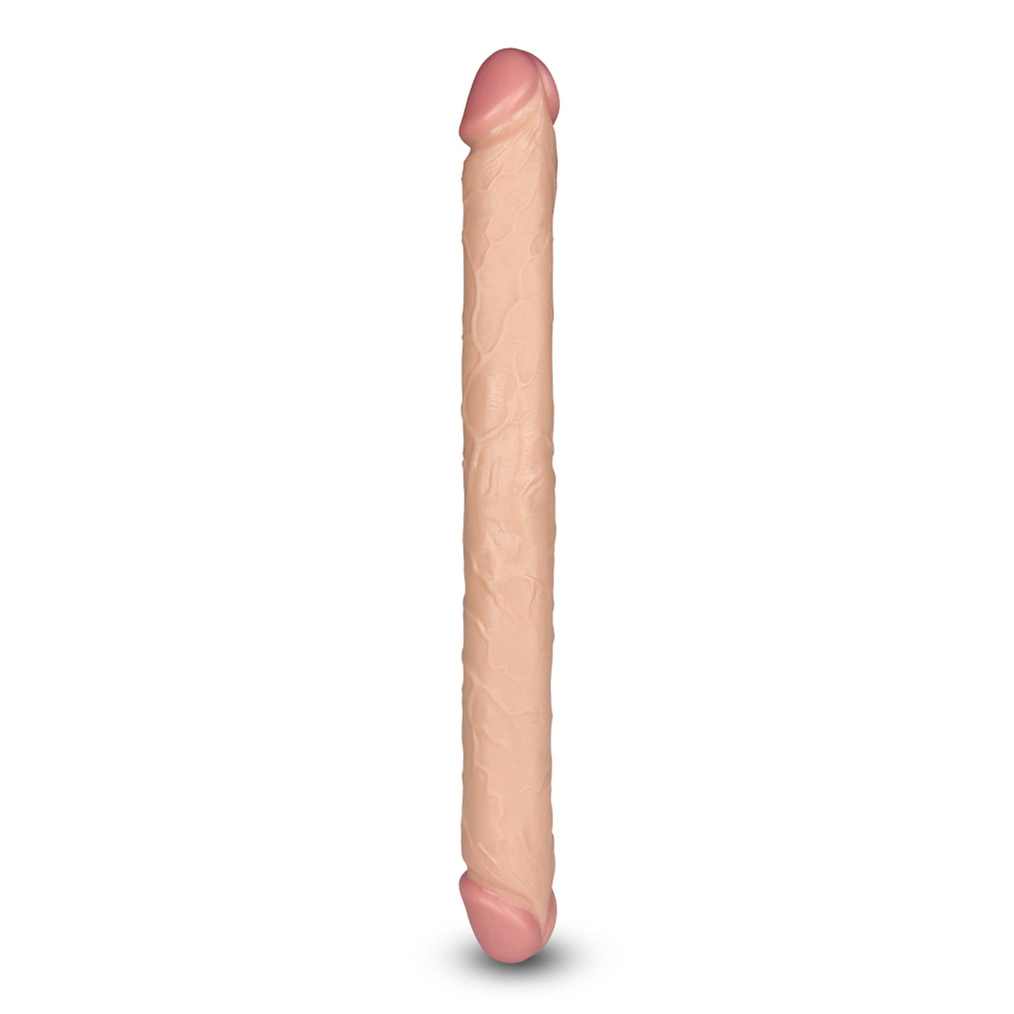 Двухсторонний дилдо LoveToy, 45 см (телесный)