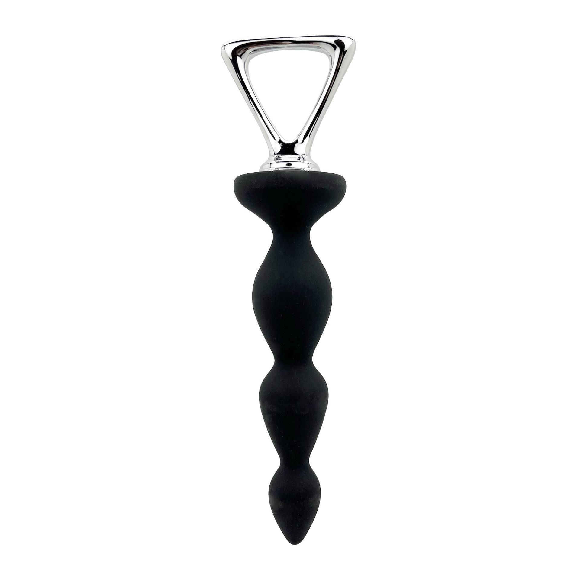 Łańcuch analny Adrien Lastic Arrow II, 20 cm (czarny)