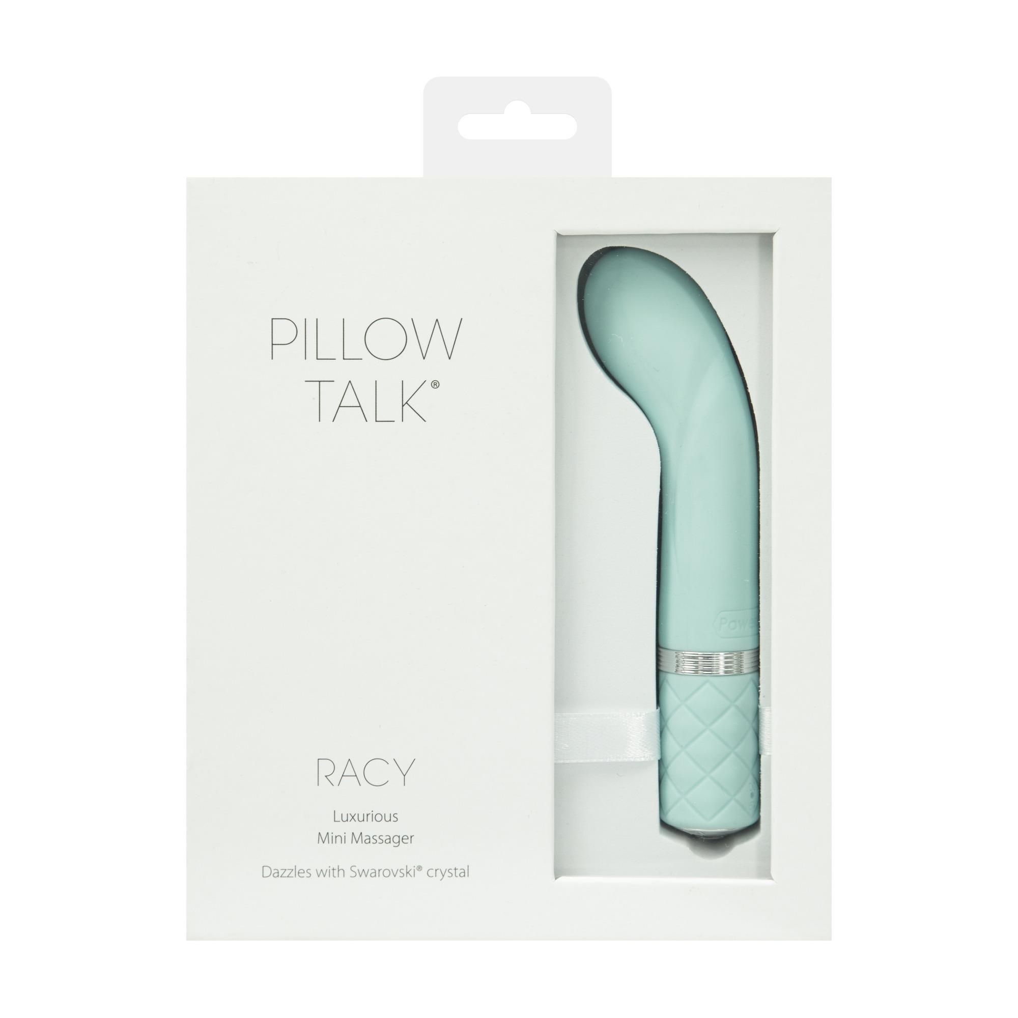 Вибратор Pillow Talk Racy Teal, 12,7 см (мятный)