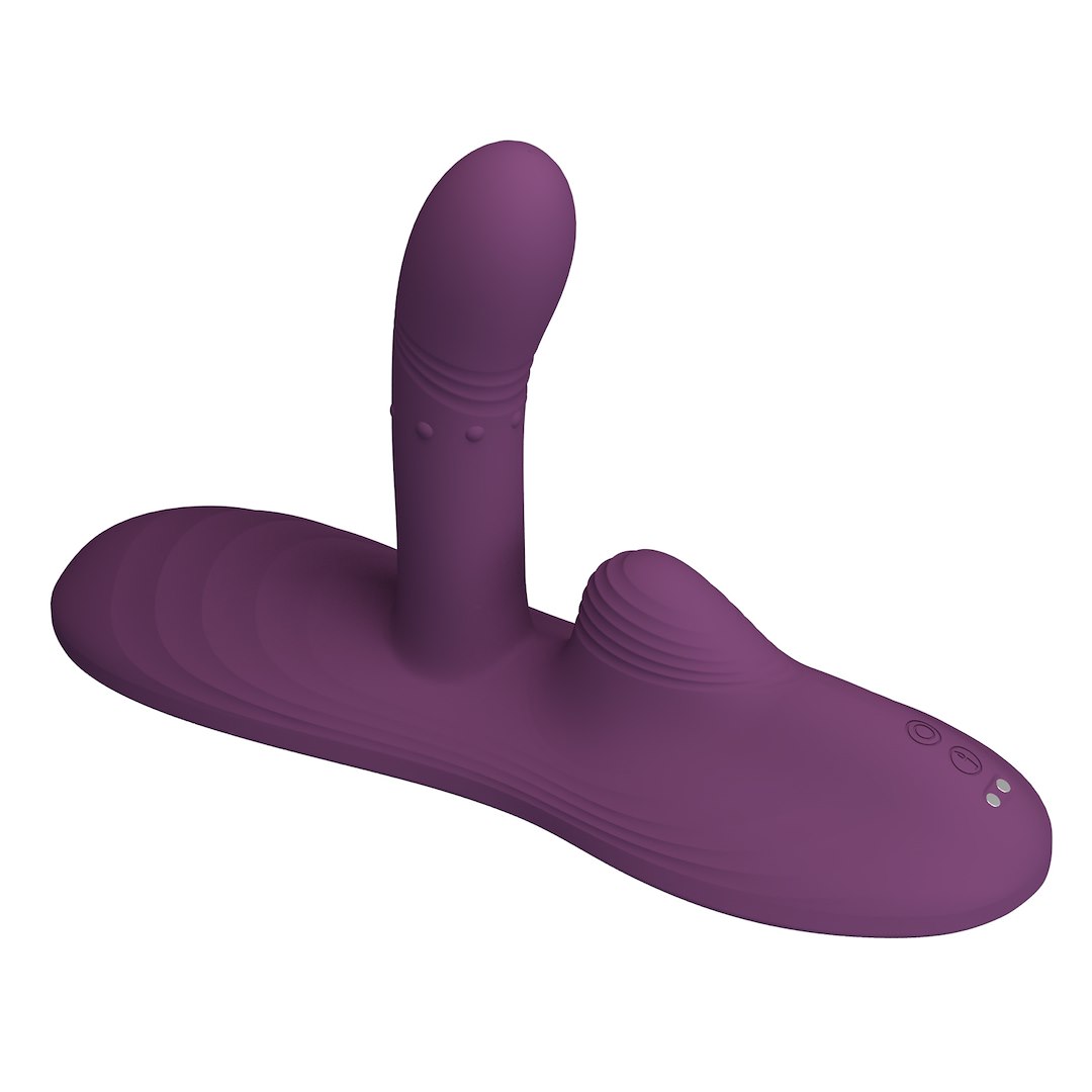 Вибратор Pretty Love Luka, 15.2 см (фиолетовый)