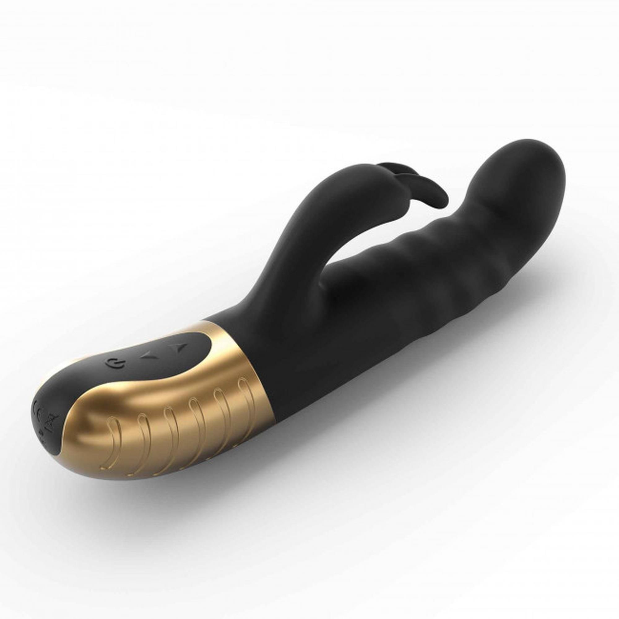 Вібратор кролик Dorcel G-Stormer, 23.5х3.9 см (чорний)