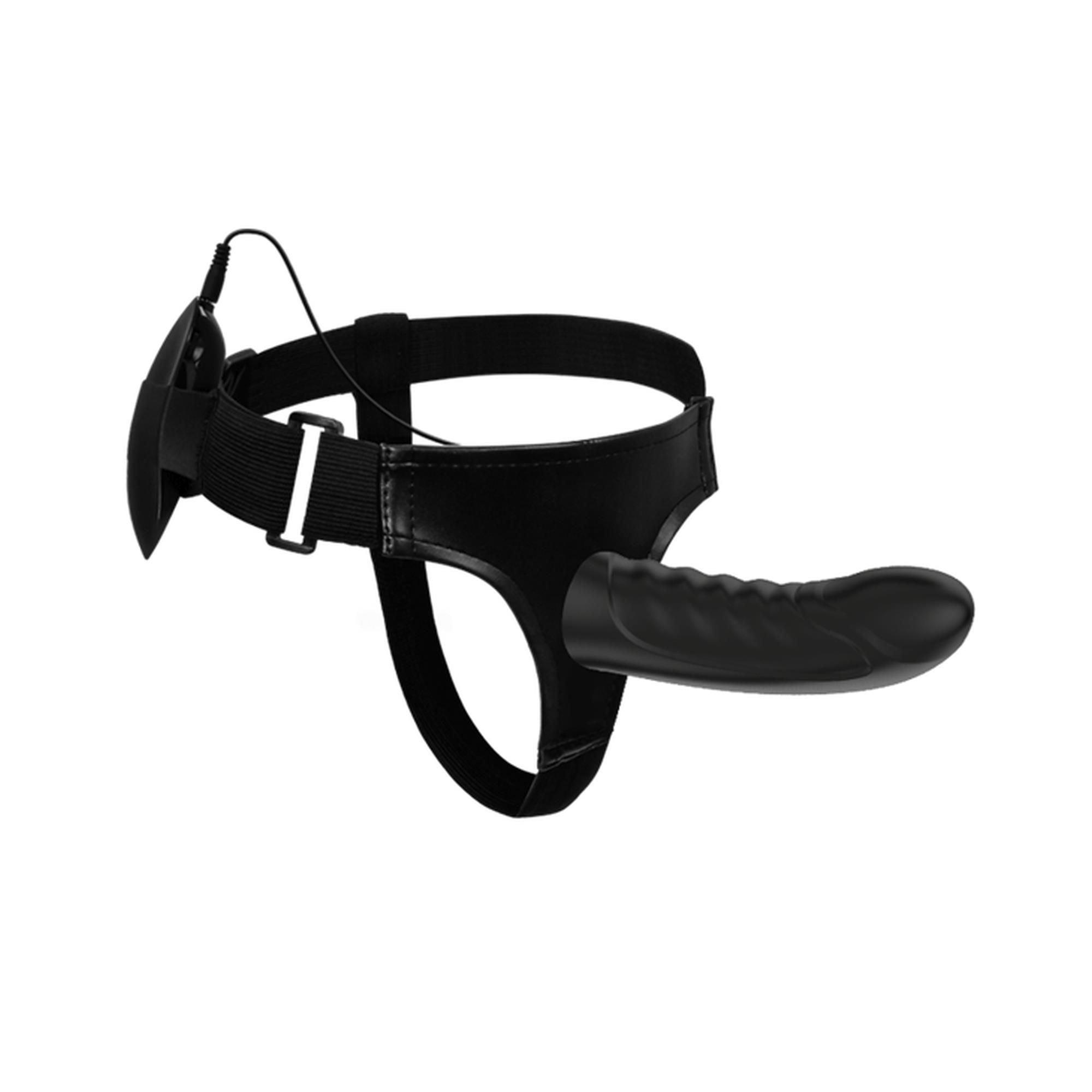 Страпон Pretty Love Marvin StrapOn Harness, 16 см (черный)