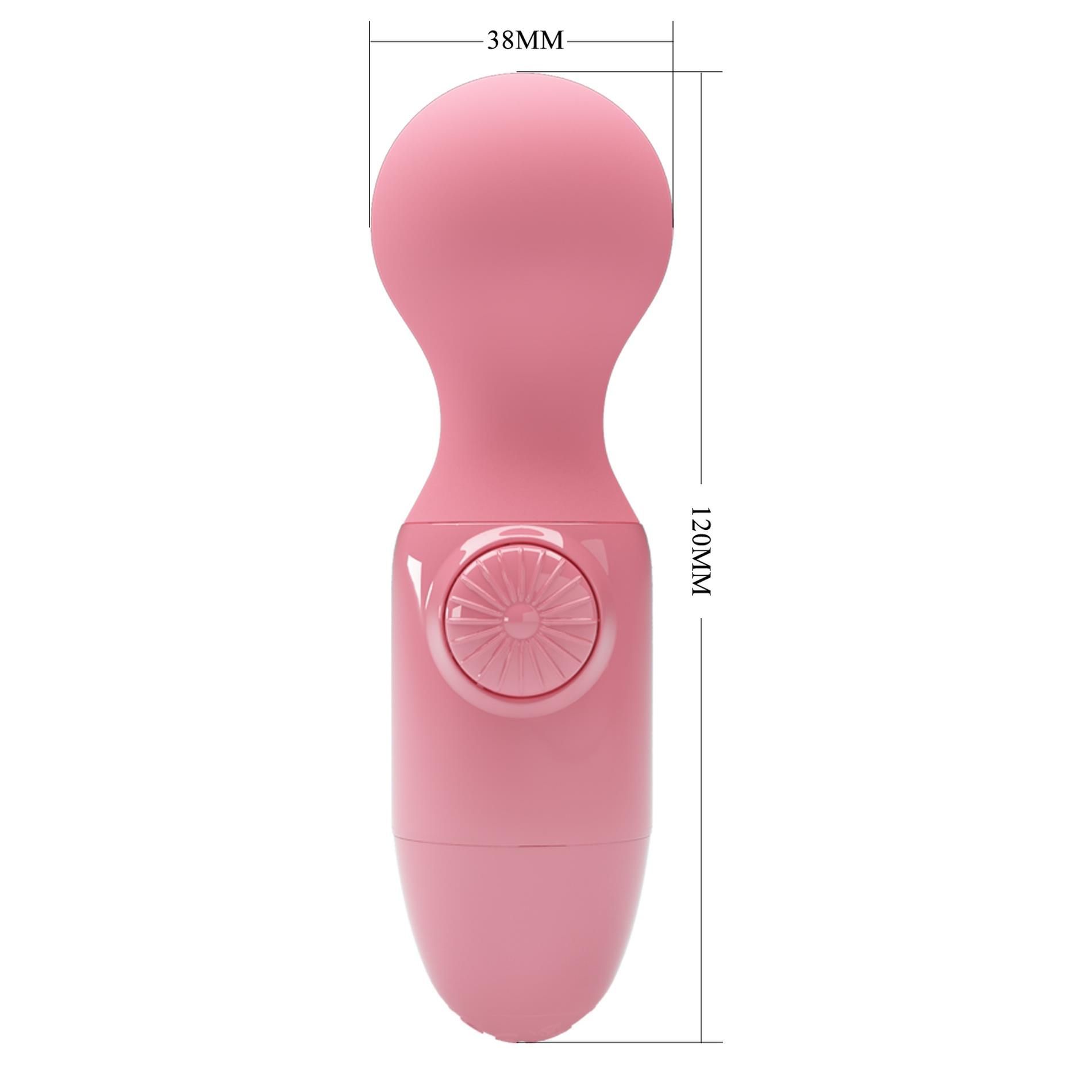 Vibromassager Pretty Love Mini Stick Little Cute, 12 cm (różowy)