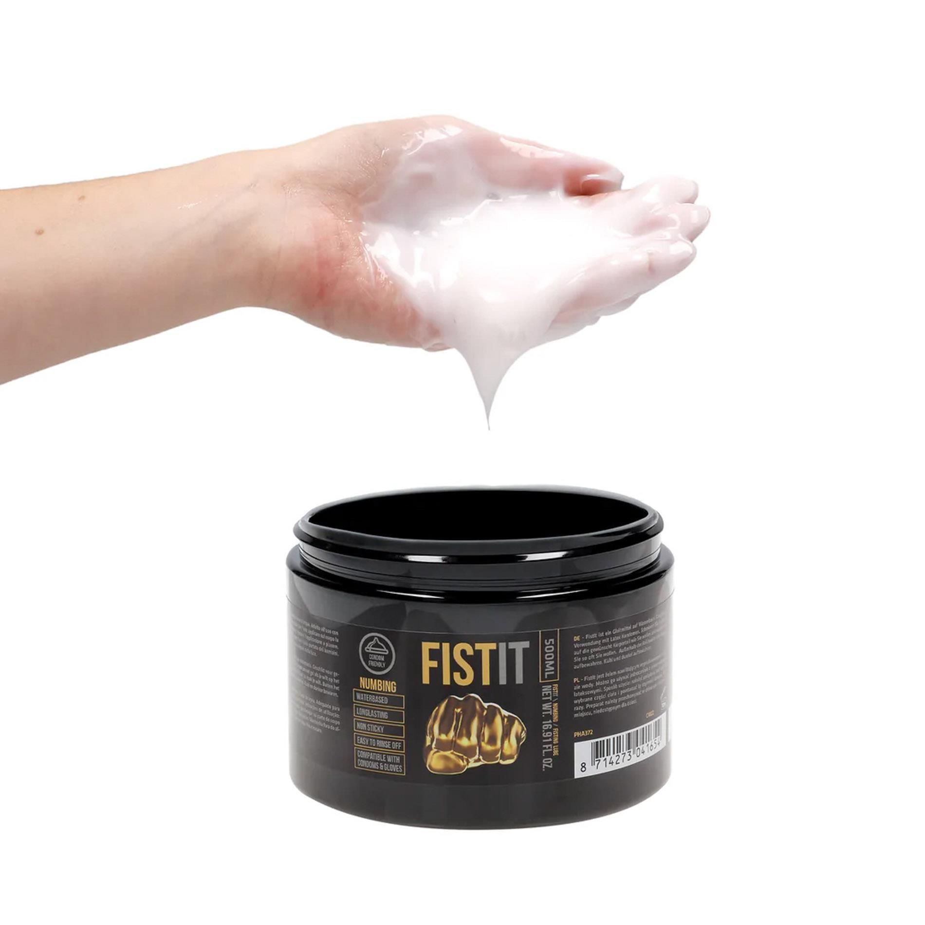 Lubrykant na bazie wody Fist It Numbing, 500 ml