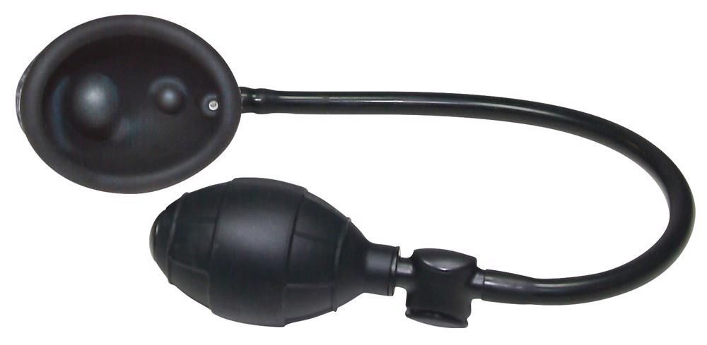 Вакуумная помпа для женщин The Black Treasure Pussy-Sucker, 7.2 см (черный)