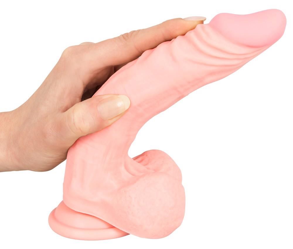 Фаллоимитатор на присоске Orion Medical Silicone, 21 см (телесный)