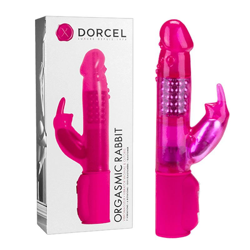 Вібратор-кролик Dorcel Orgasmic Rabbit, 25 см (рожевий)