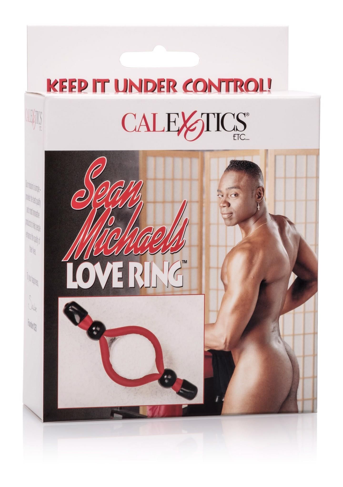 Эрекционное кольцо Sean Michaels Love Ring (красный)