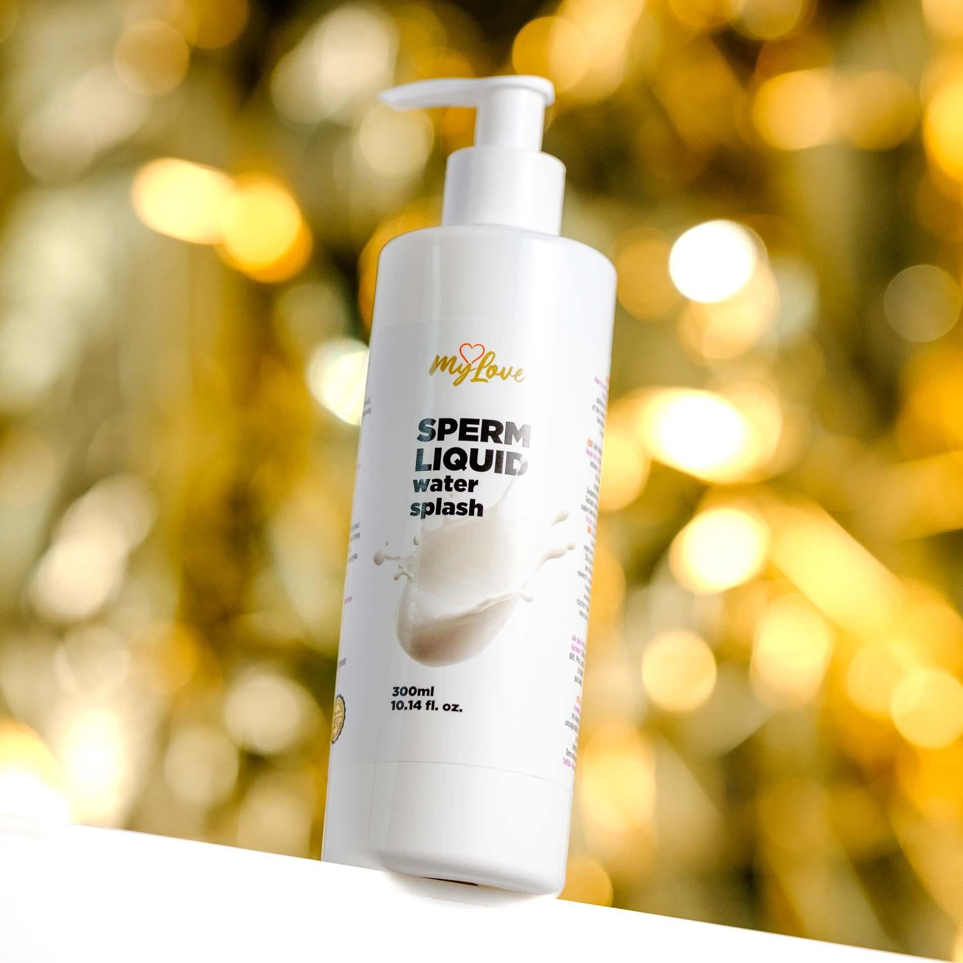 Лубрикант на водной основе MyLove Sperm Liquid Water Splash, 300 мл