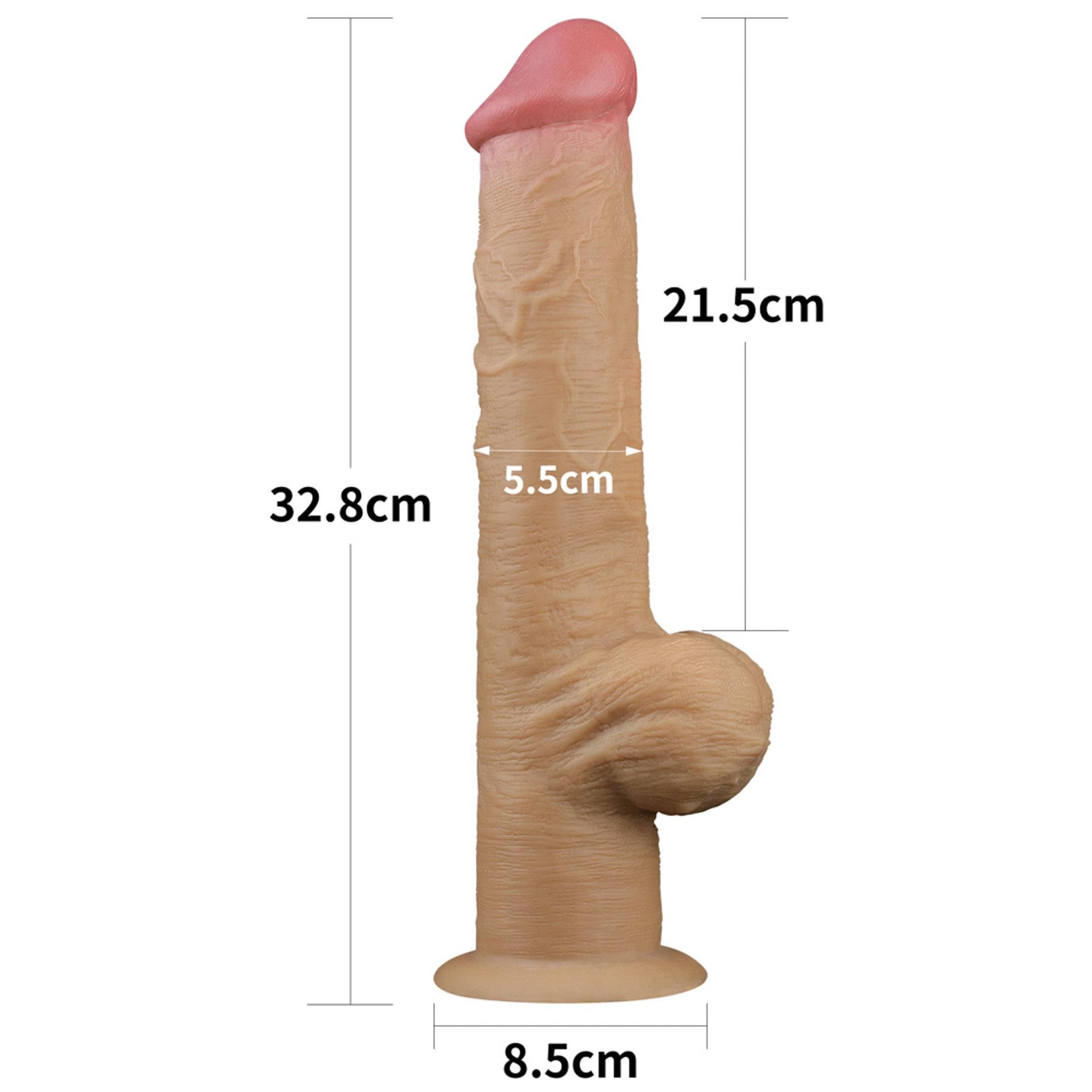 Фаллоимитатор Lovetoy Handle Cock 12.5'', 32.8 см (телесный)
