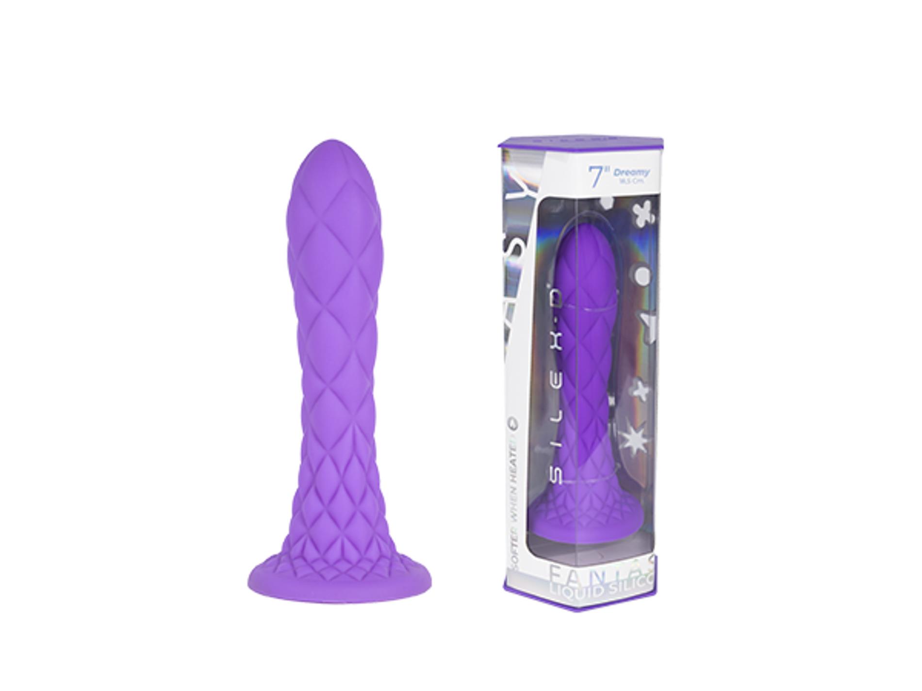 Фаллоимитатор Silexd Fantasy Line Dreamy 7”, 18.5 см (фиолетовый)