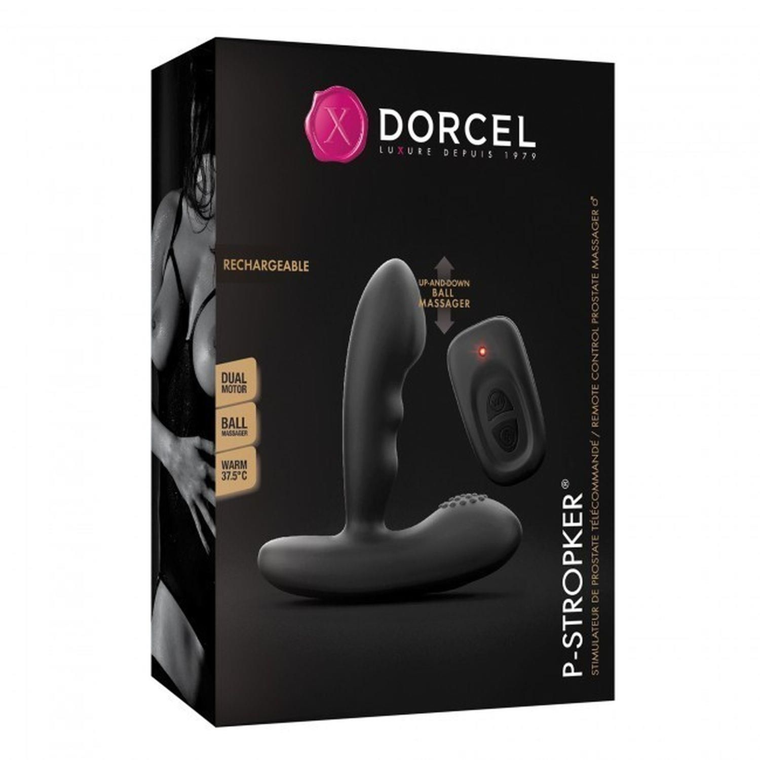 Масажери простати Dorcel P-Stroker, 11,2 см (чорний)