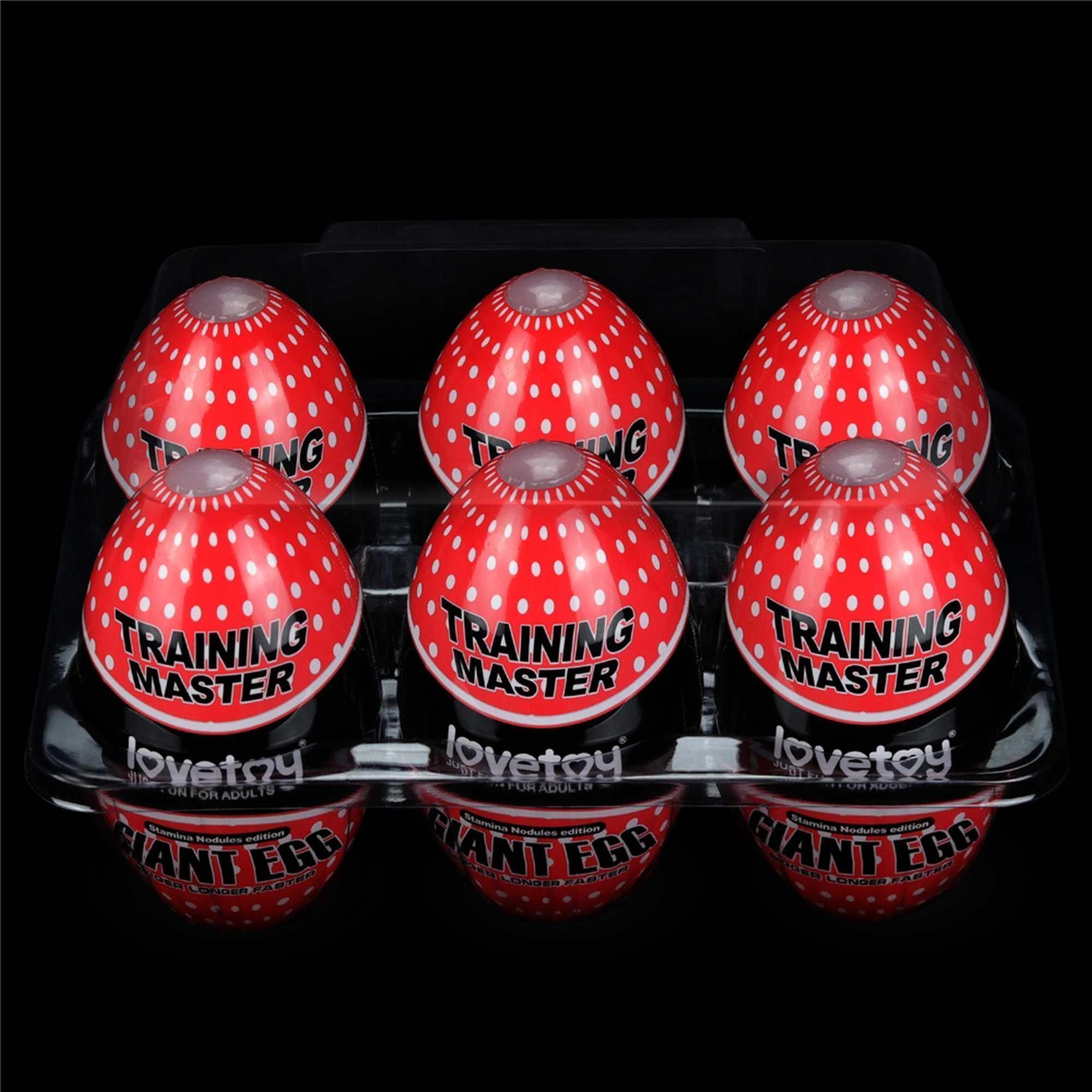 Мастурбатор яйце LoveToy Giant Egg Stamina Nodules Edition (прозорий)