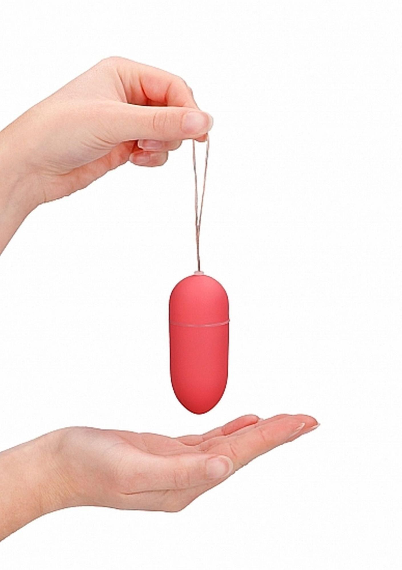 Wibrujące jajeczko ShotsToys Remote Vibrating Egg, 8 cm (różowy)